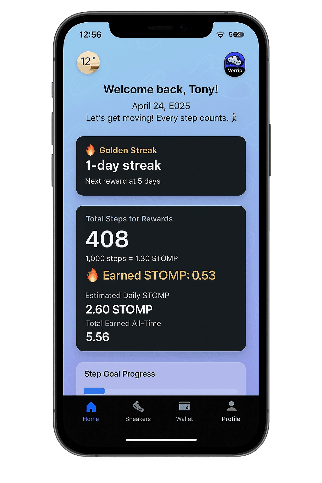 Home Screen